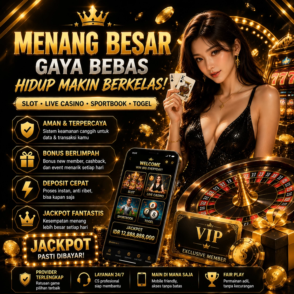 Main sobatgamingq.com Menang Jackpot Besar